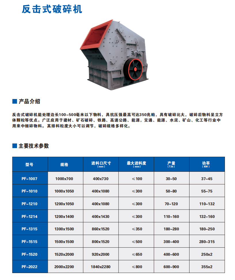 反擊式破碎機(jī)